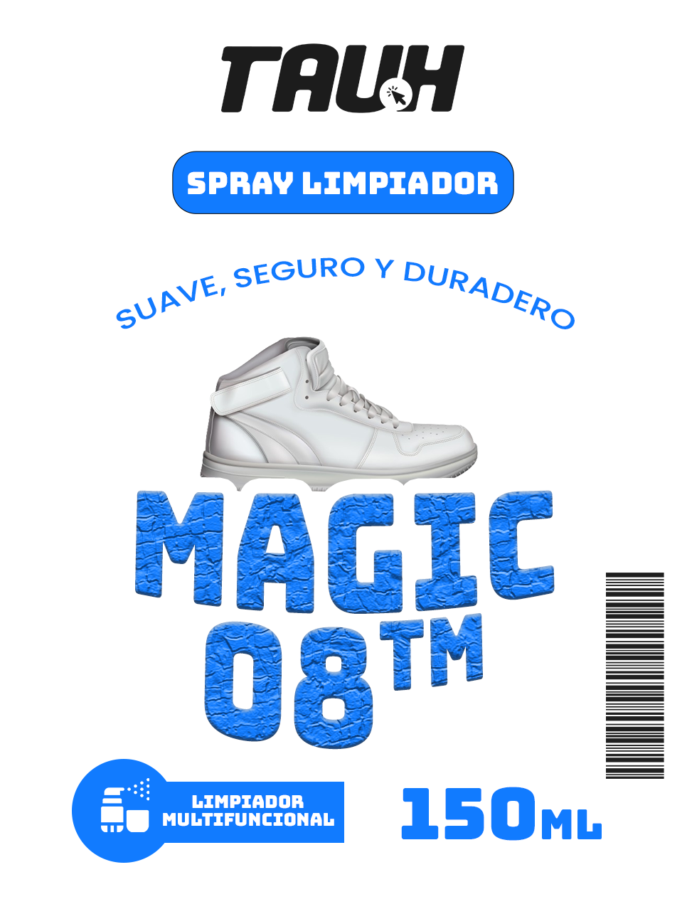 SPRAY LIMPIADOR DE ZAPATILLA - MAGIC 08